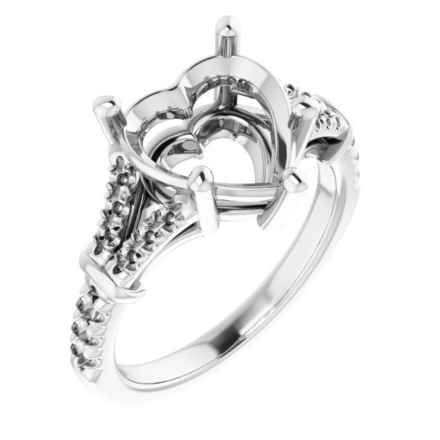 Accented Engagement Ring