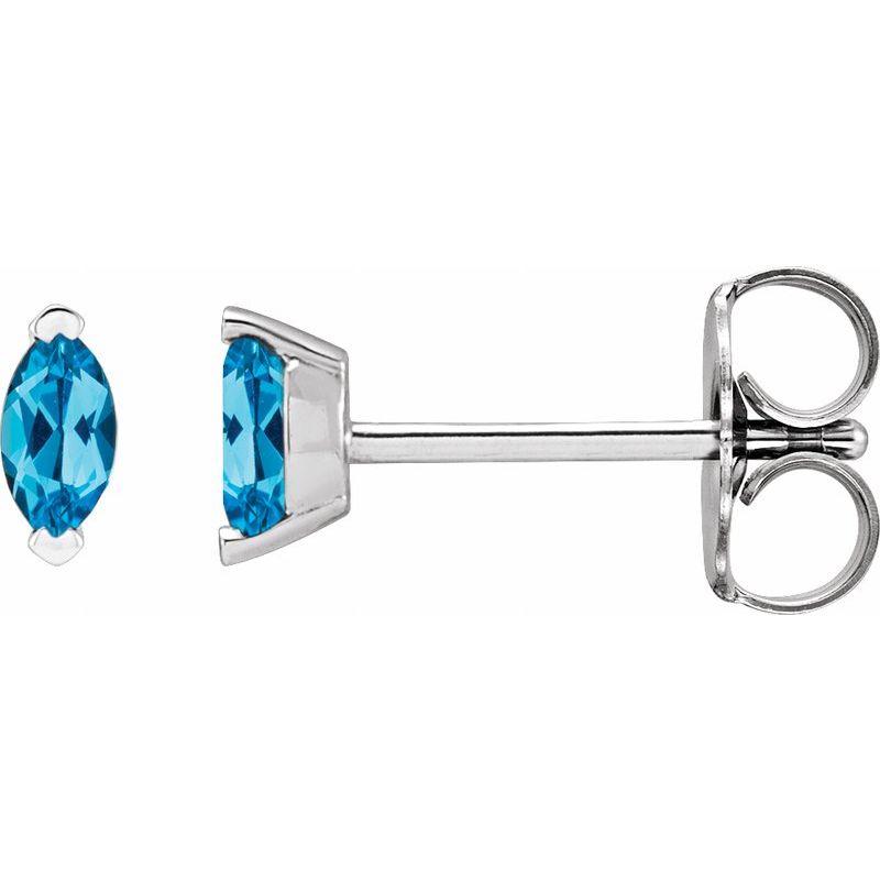 Solitaire V-Prong Stud Earrings