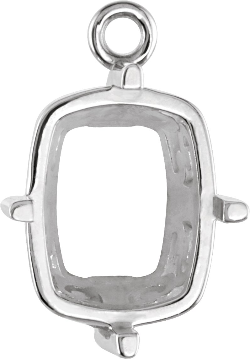 Cushion 4-Prong Basket Dangle