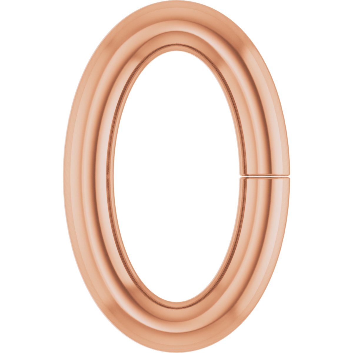 4x2 mm ID Oval Jump Ring with Round Wire