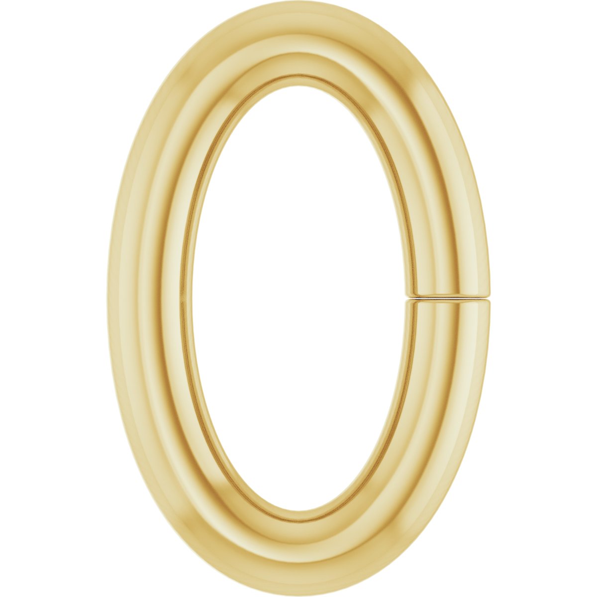 4x2 mm ID Oval Jump Ring with Round Wire