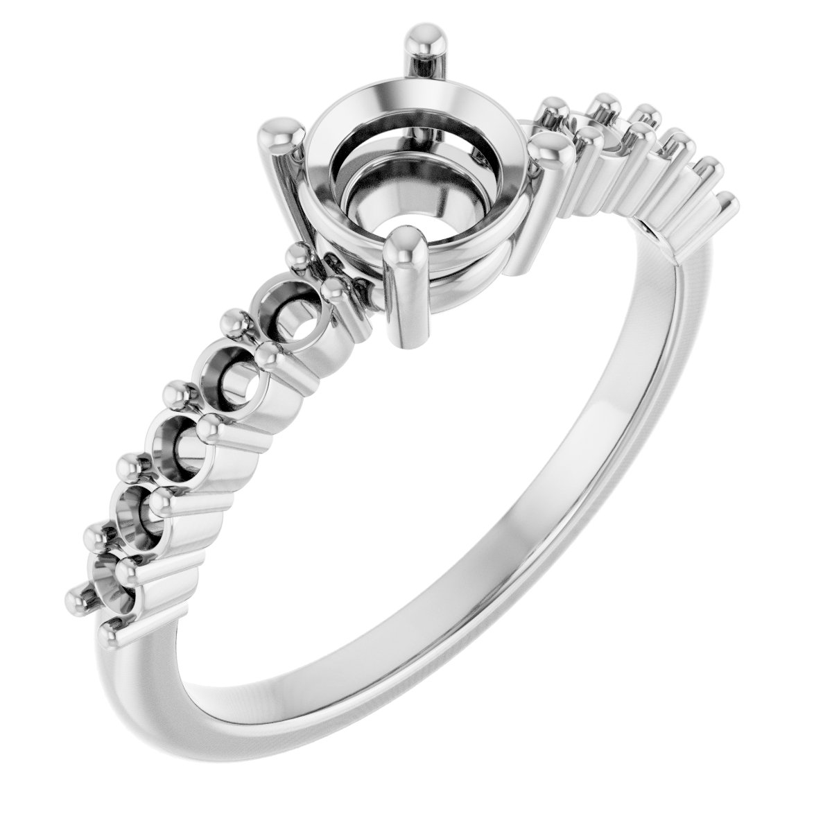 Accented Engagement Ring