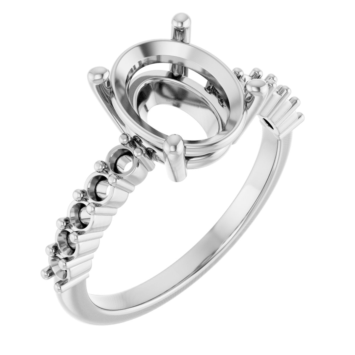 Accented Engagement Ring