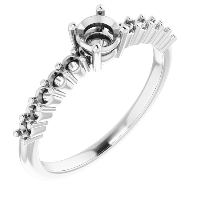 Accented Engagement Ring