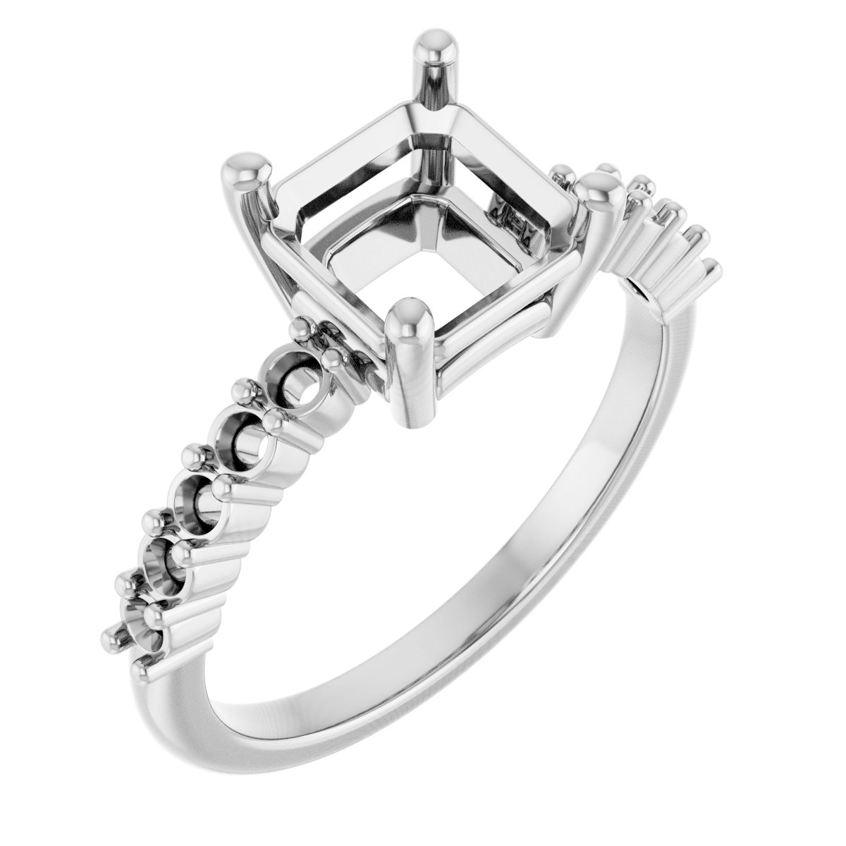 Accented Engagement Ring