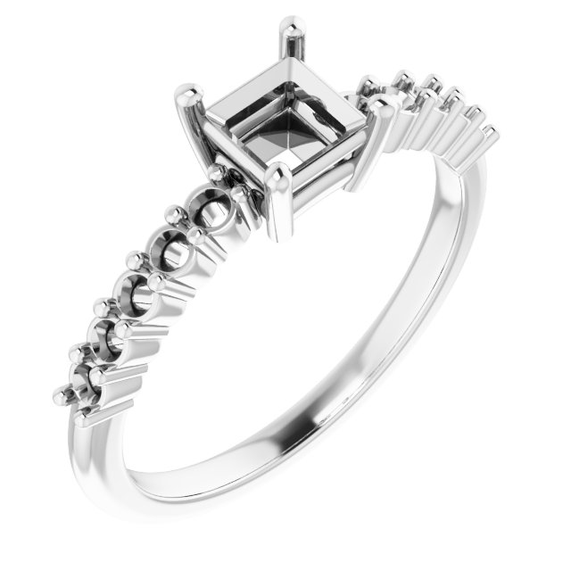 Accented Engagement Ring