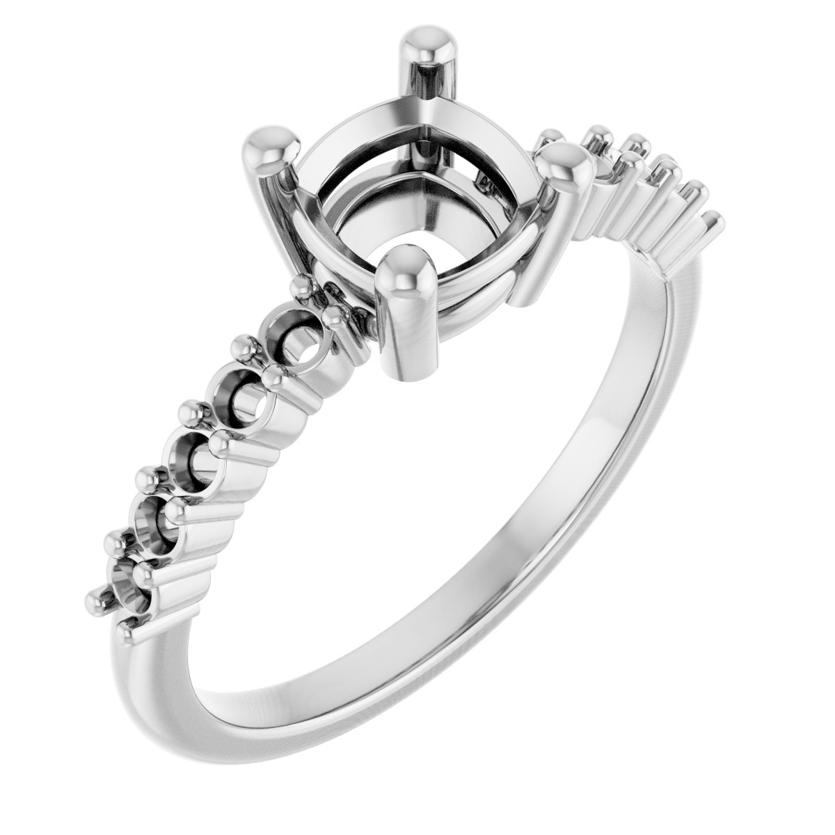 Accented Engagement Ring