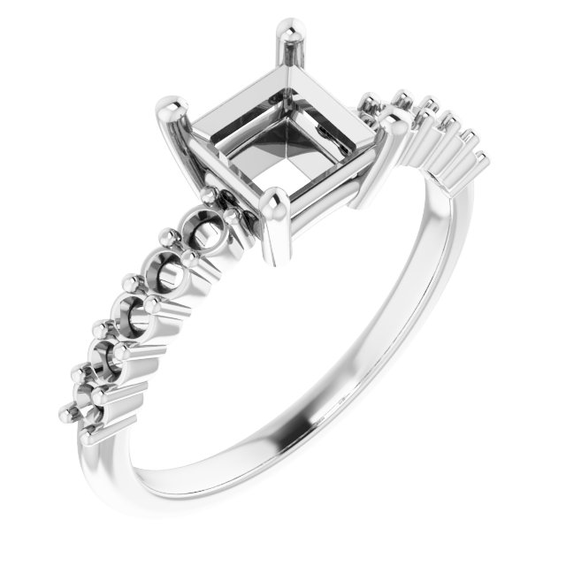 Accented Engagement Ring