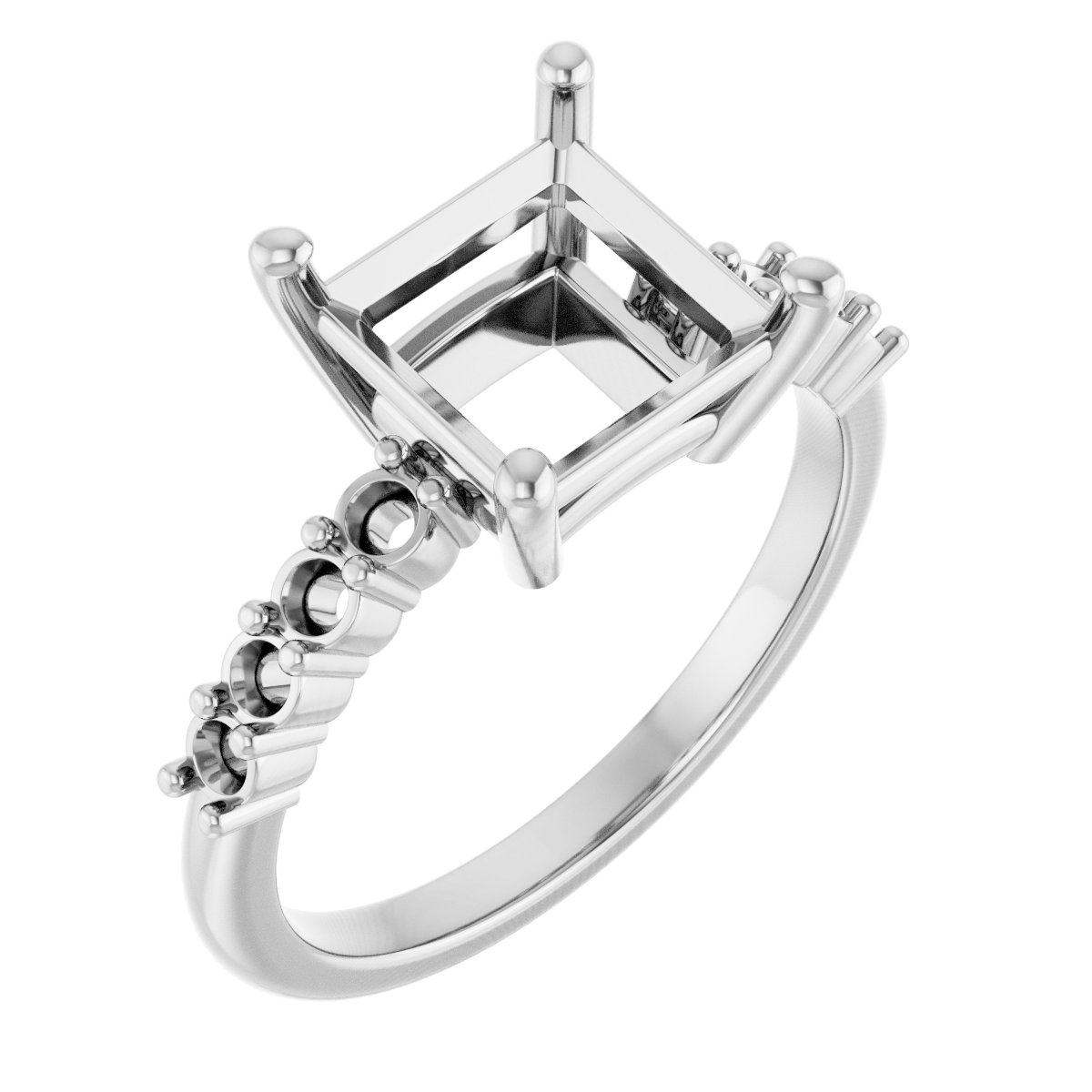 Accented Engagement Ring