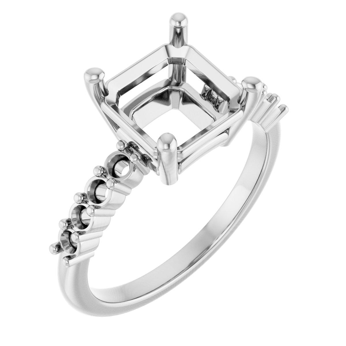 Accented Engagement Ring