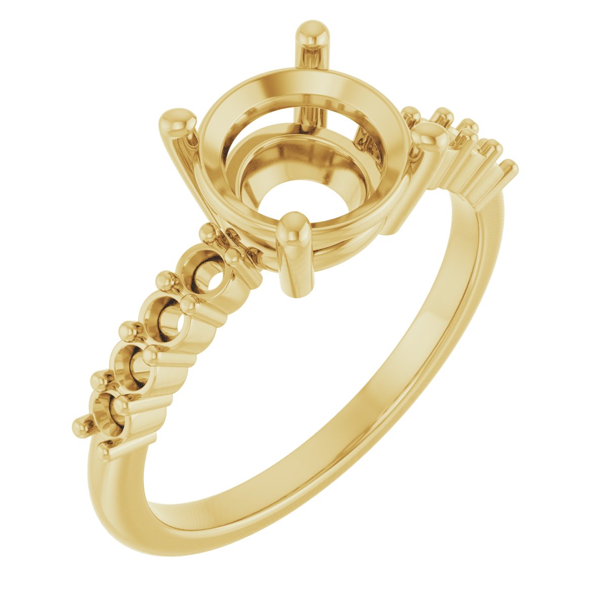 Accented Engagement Ring