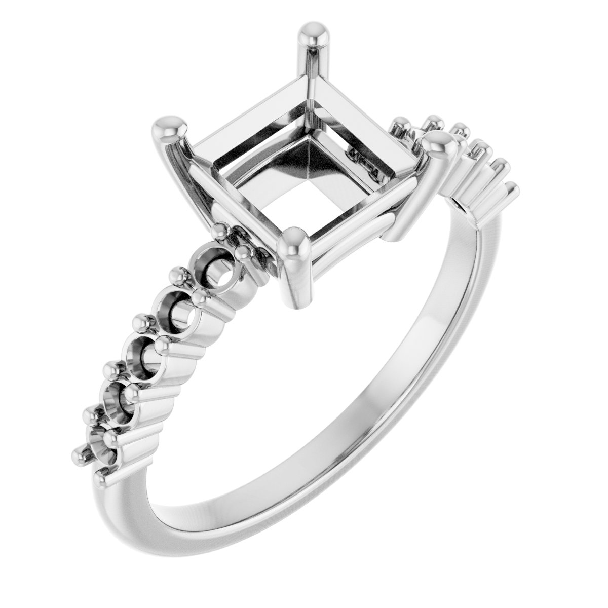 Accented Engagement Ring