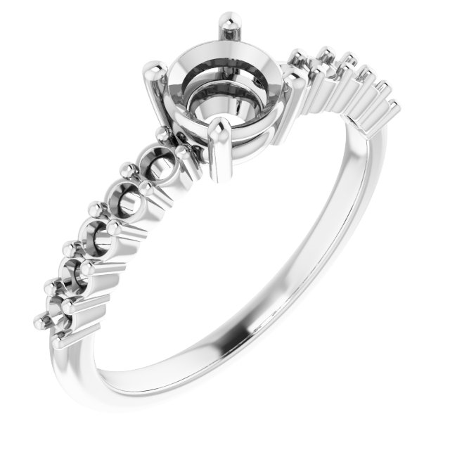 Accented Engagement Ring