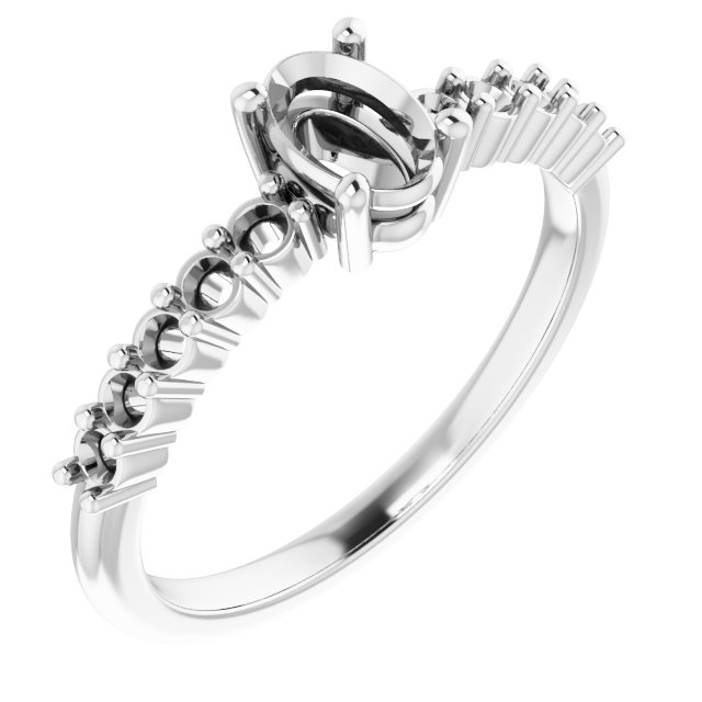 Accented Engagement Ring