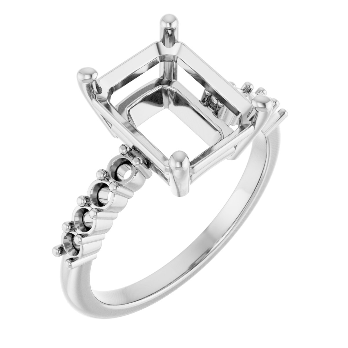 Accented Engagement Ring
