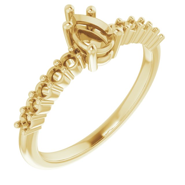 Accented Engagement Ring