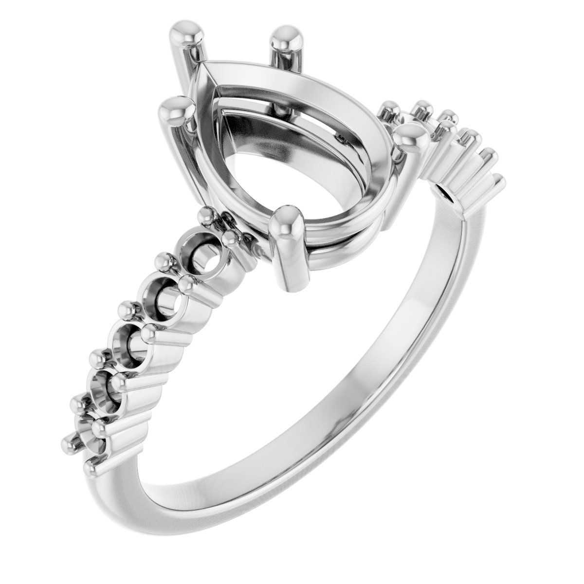 Accented Engagement Ring