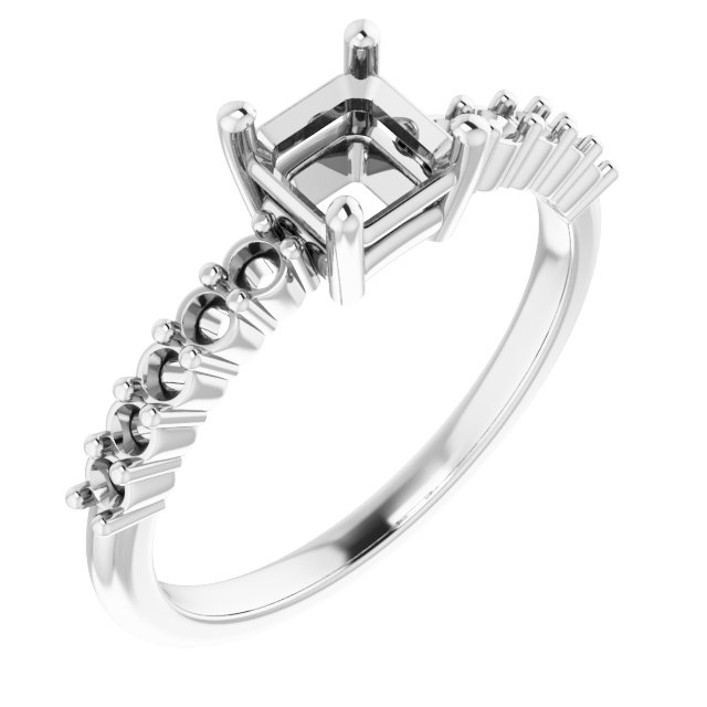 Accented Engagement Ring