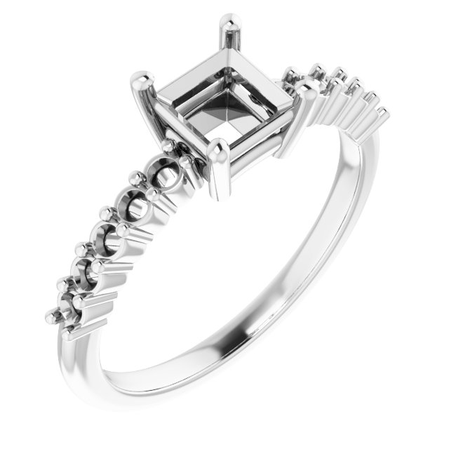 Accented Engagement Ring