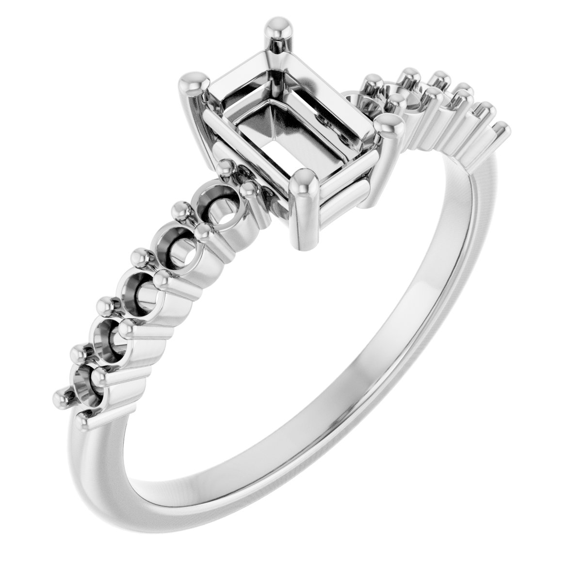Accented Engagement Ring