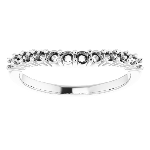 Band Mounting for 7.4 mm Round Ring view 3