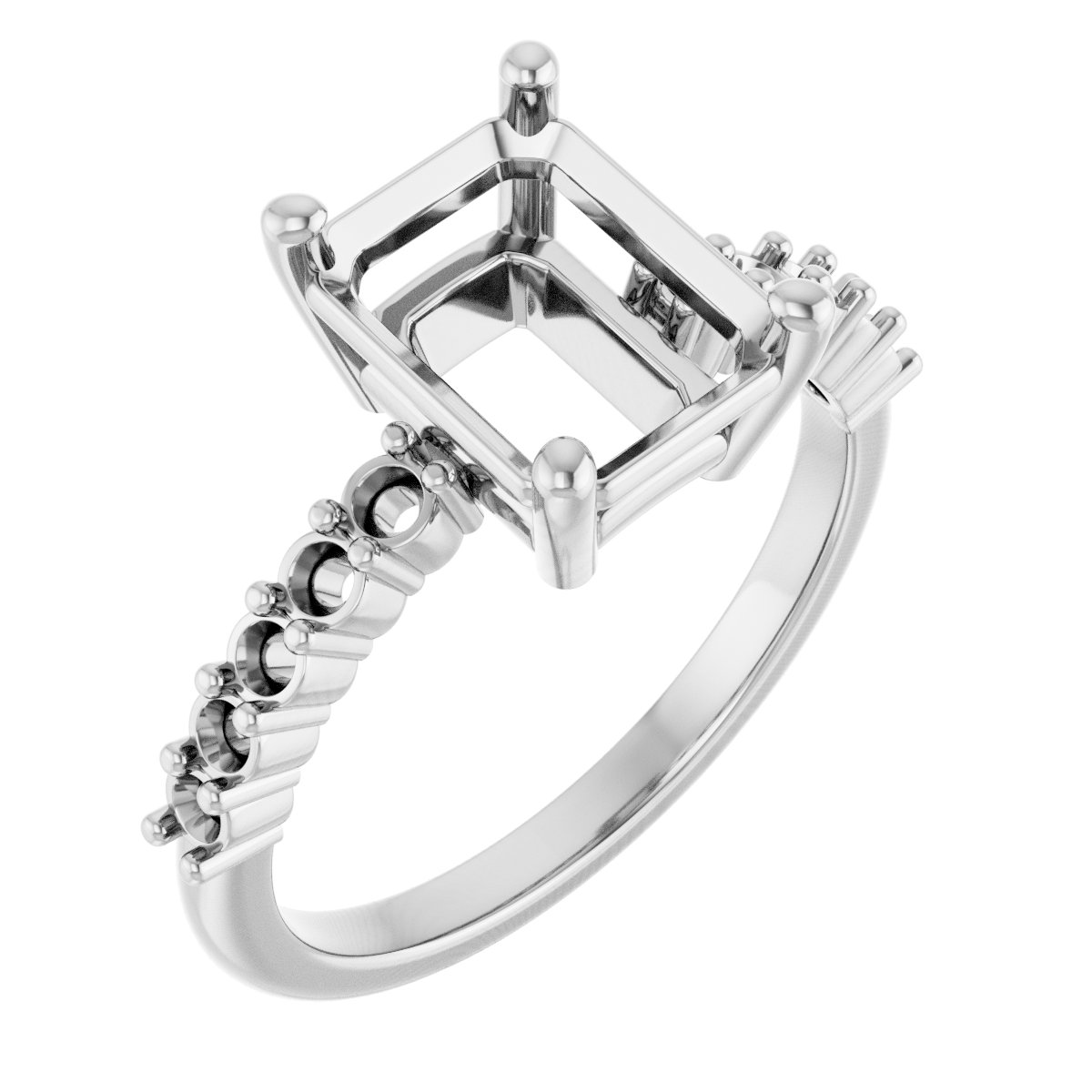 Accented Engagement Ring