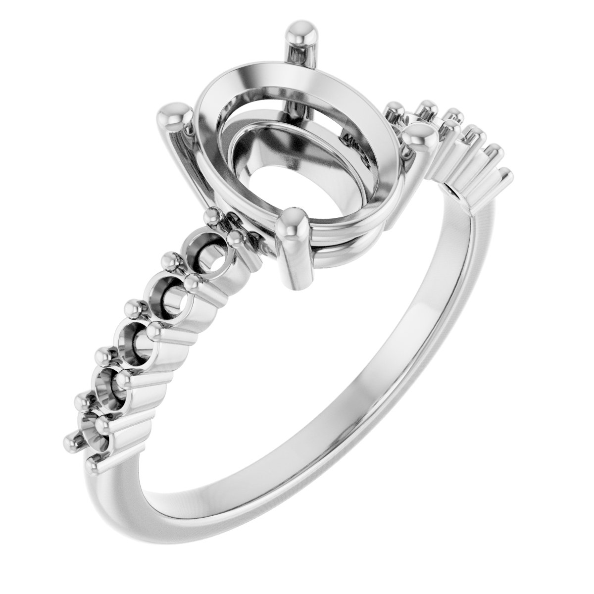 Accented Engagement Ring