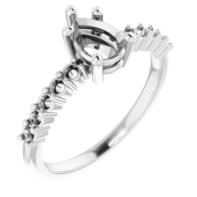 Accented Engagement Ring