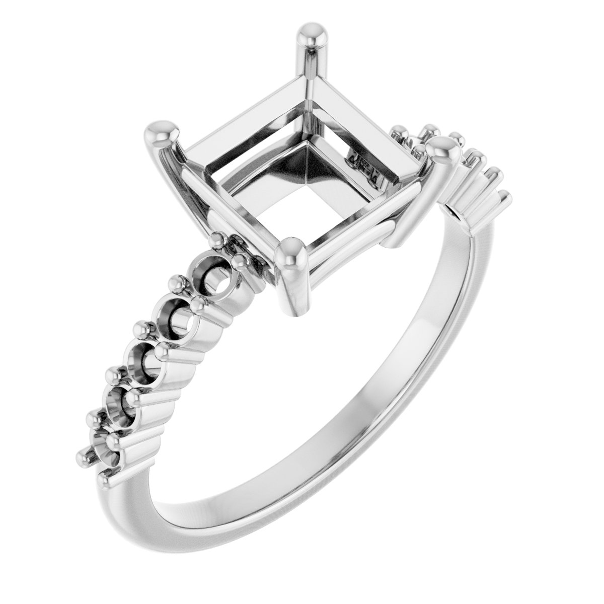 Accented Engagement Ring