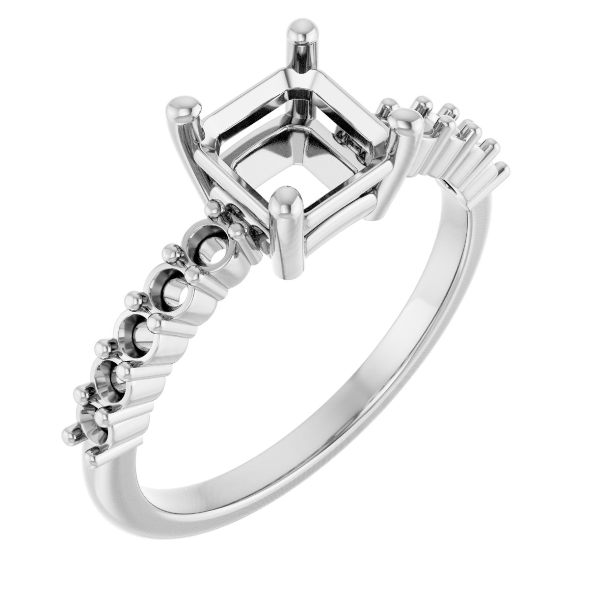 Accented Engagement Ring