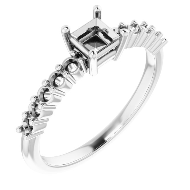 Accented Engagement Ring
