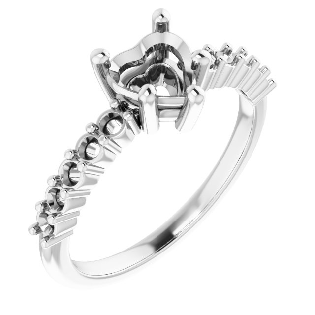 Accented Engagement Ring