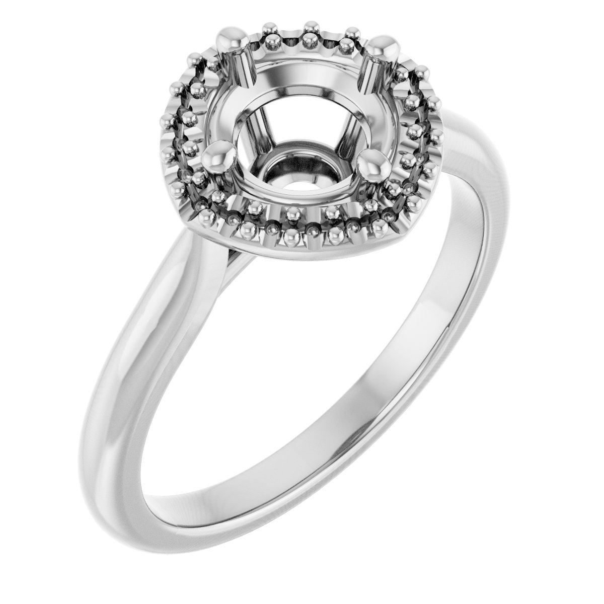 Halo-Style Engagement Ring