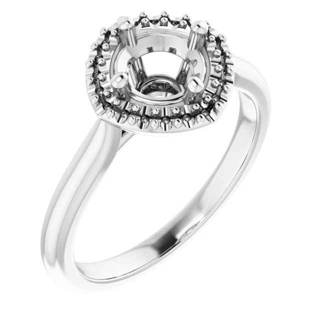Halo-Style Engagement Ring