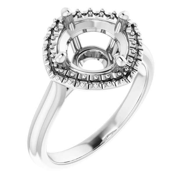 Halo-Style Engagement Ring