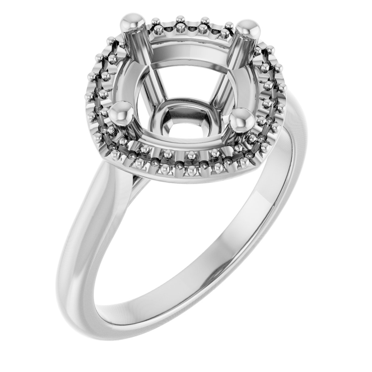 Halo-Style Engagement Ring
