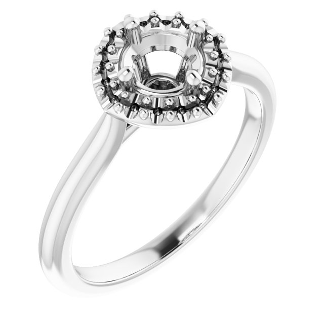 Halo-Style Engagement Ring