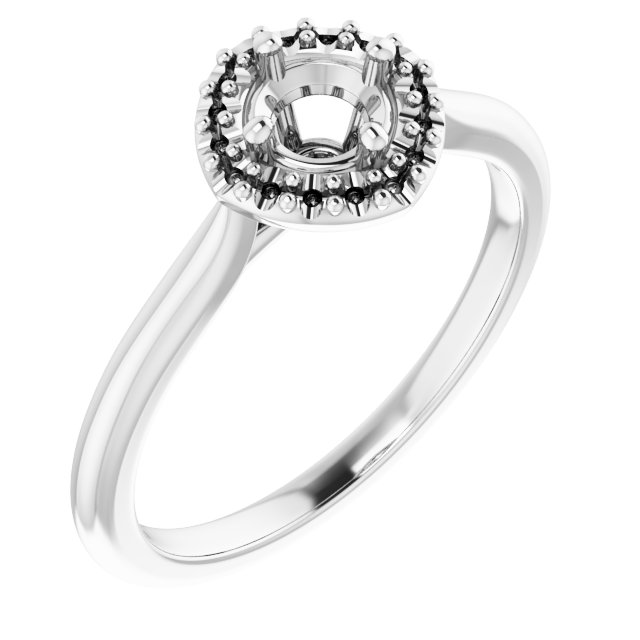 Halo-Style Engagement Ring