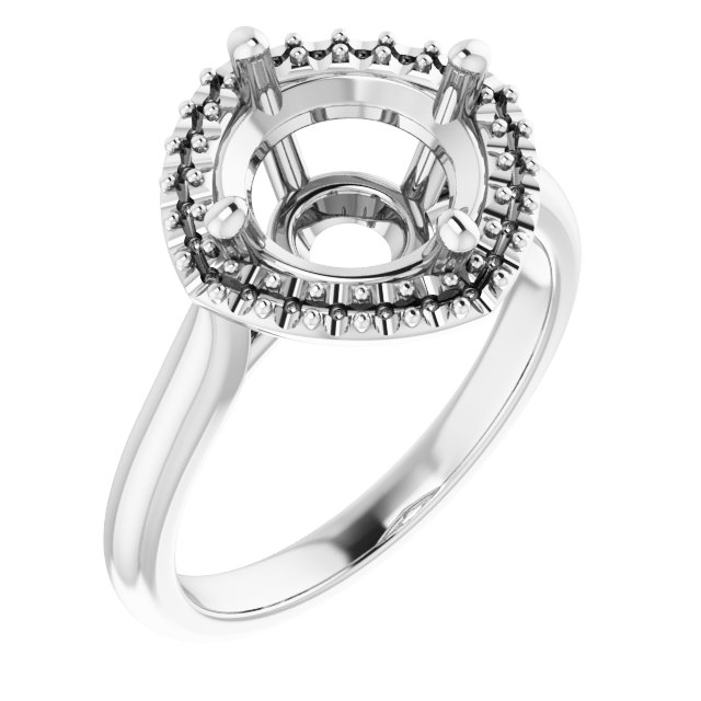 Halo-Style Engagement Ring