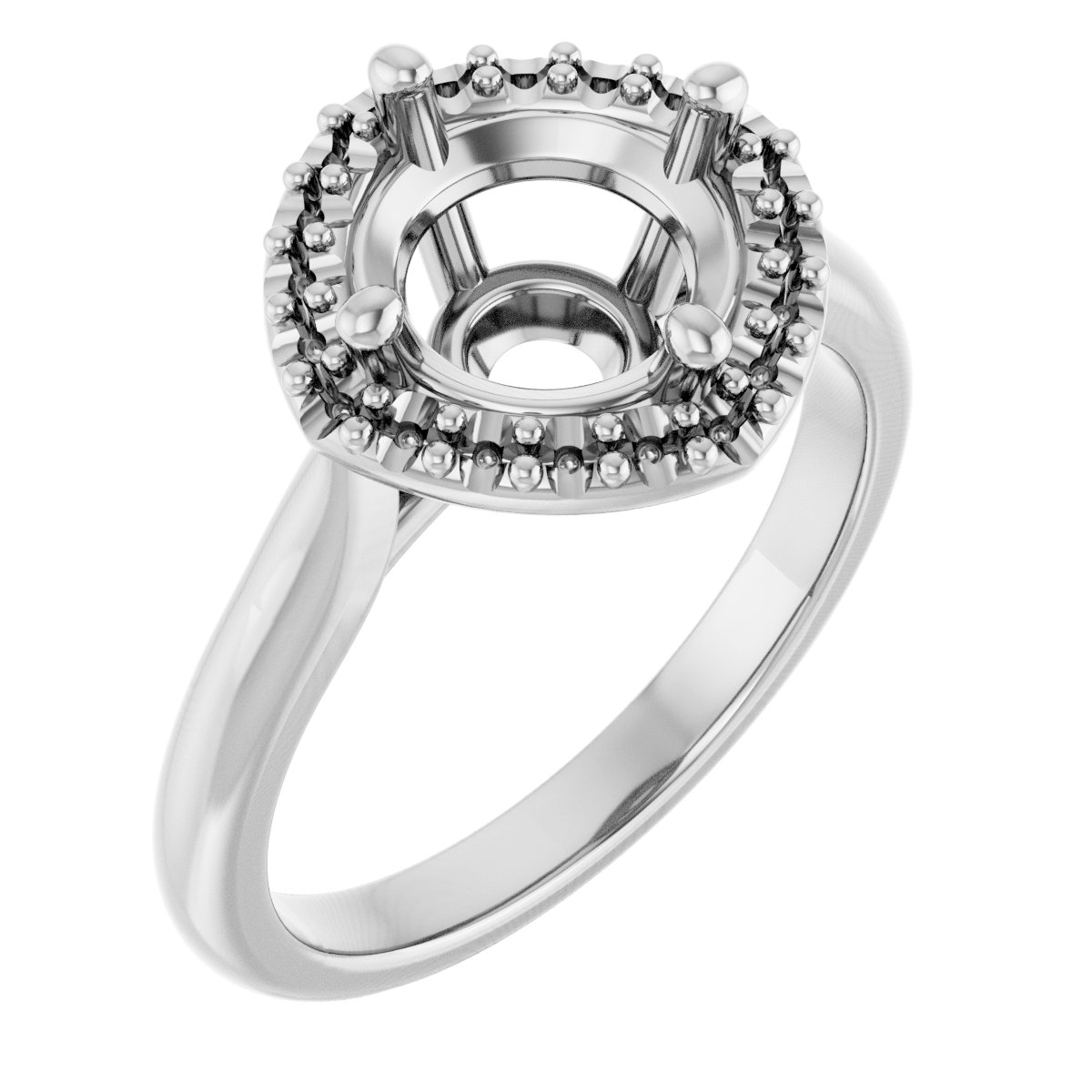 Halo-Style Engagement Ring