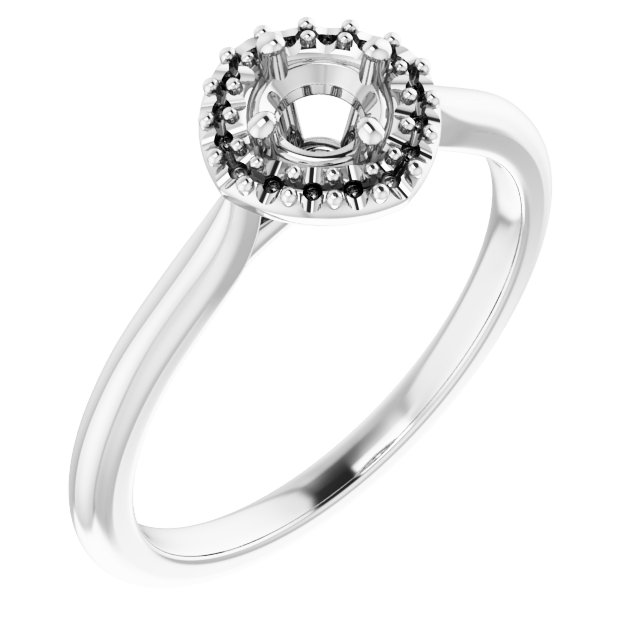 Halo-Style Engagement Ring