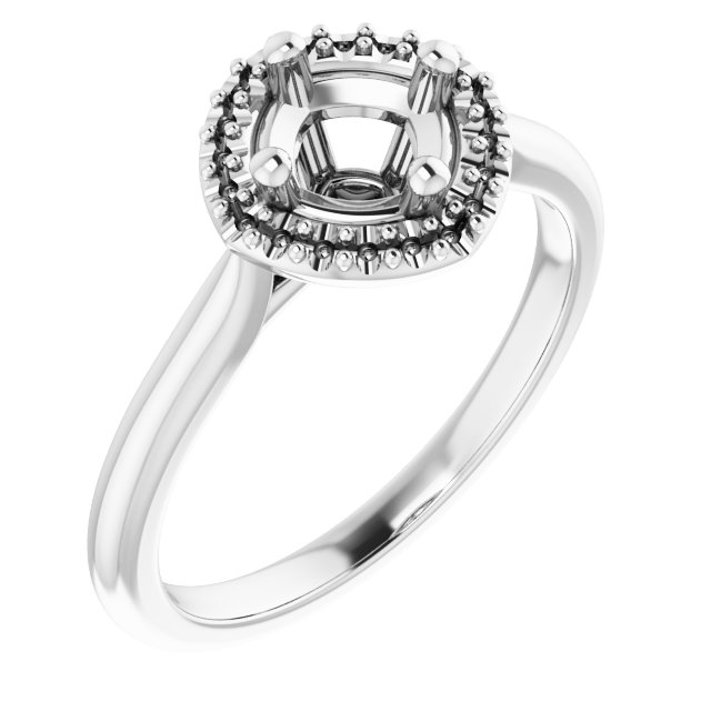 Halo-Style Engagement Ring