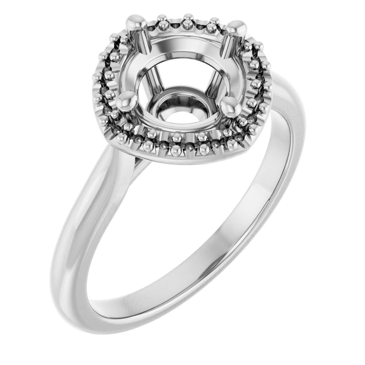 Halo-Style Engagement Ring