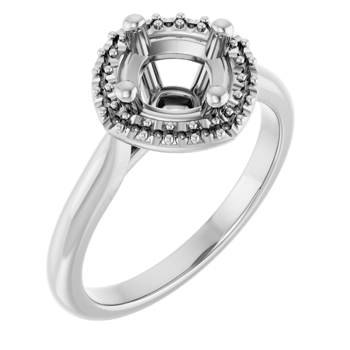 Halo-Style Engagement Ring