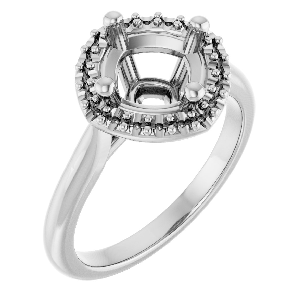 Halo-Style Engagement Ring