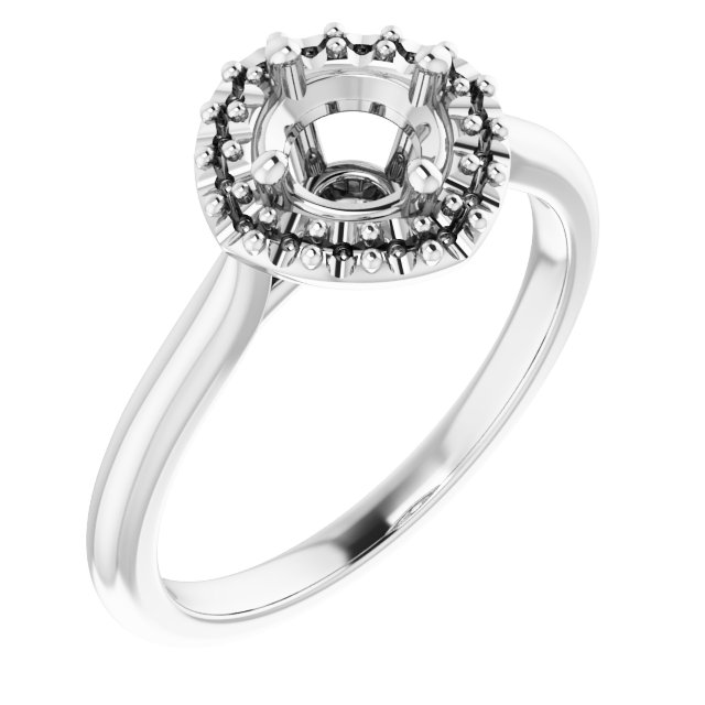 Halo-Style Engagement Ring