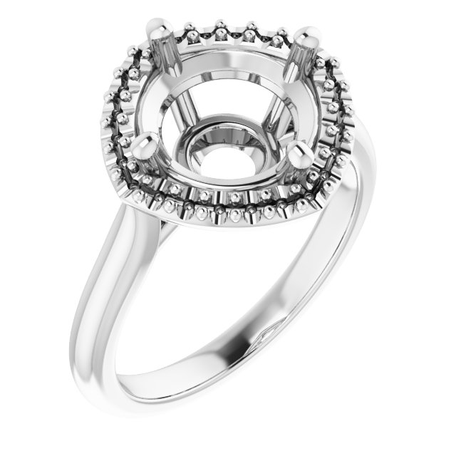 Halo-Style Engagement Ring