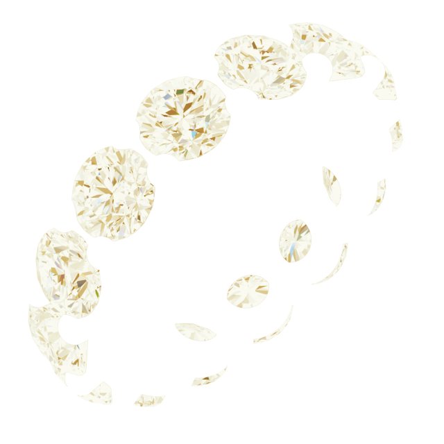 Shared-Prong Eternity Band