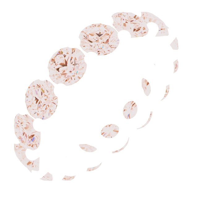 Shared-Prong Eternity Band