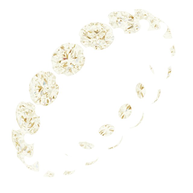Shared-Prong Eternity Band